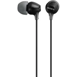 Sony Auriculares Intraurales MDR-EX15LPB Conector Jack 3.5 mm Cable 1.2 m Negro